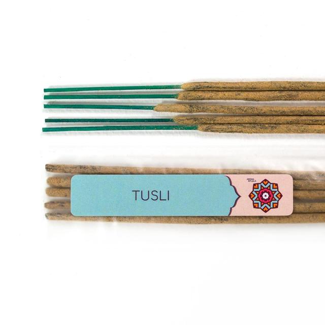 Раджастанські натуральні аромапалички Tulsi. Магазин східних пахощів для медитації та очищення простору Aroma Rituals Київ Украина