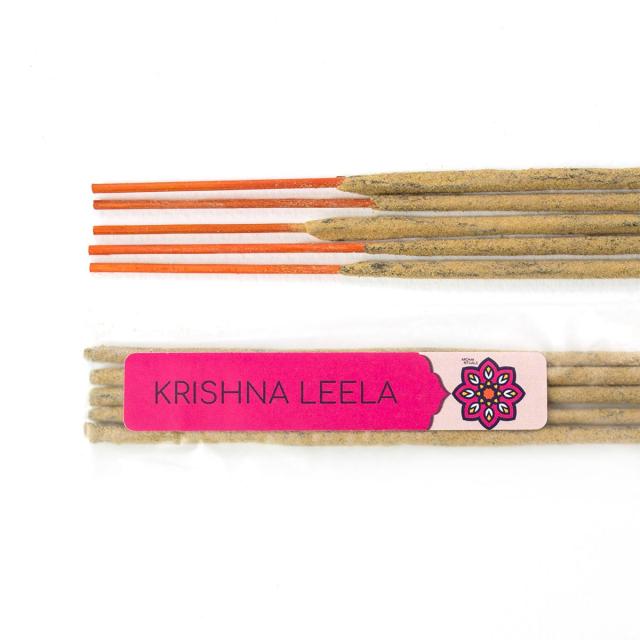 Індійські преміум аромапалички Krishna Leela. Магазин східних пахощів для медитації та очищення простору Aroma Rituals Київ Украина